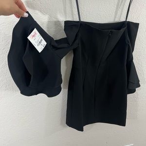 Mily minis, size 8 black, strapless dress